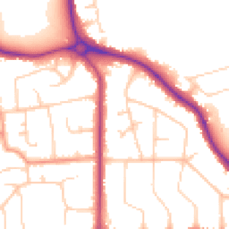 Daytime road noise heatmap for BN14 9BE