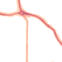 Night-time road noise heatmap for BN14 9BE