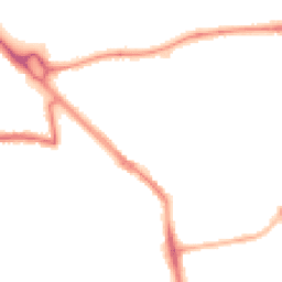 Night-time road noise heatmap for BN14 9LB
