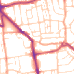 Daytime road noise heatmap for BN14 9LP
