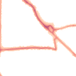 Night-time road noise heatmap for BN14 9PQ