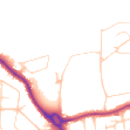 Daytime road noise heatmap for BN14 9QE