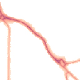 Night-time road noise heatmap for BN14 9QW