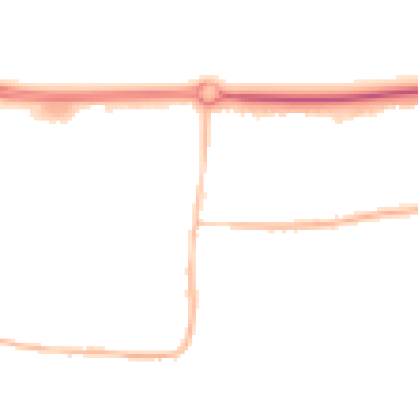 Night-time road noise heatmap for BN16 1AR
