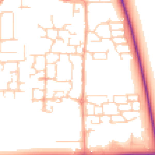 Daytime road noise heatmap for BN16 4GF