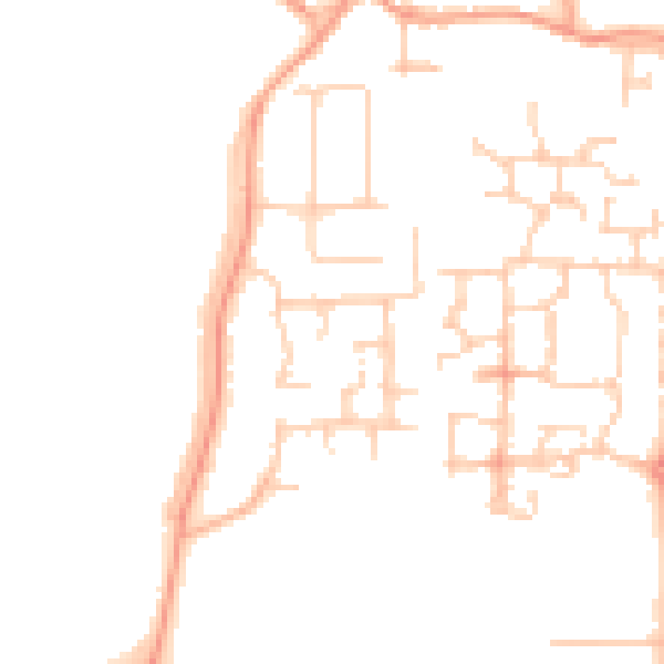 Daytime road noise heatmap for BN16 4HD