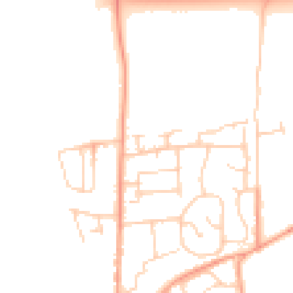 Daytime road noise heatmap for BN16 4LR