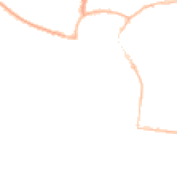 Night-time road noise heatmap for BN17 5AF