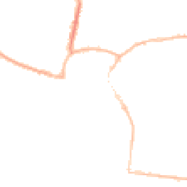 Night-time road noise heatmap for BN17 5AS