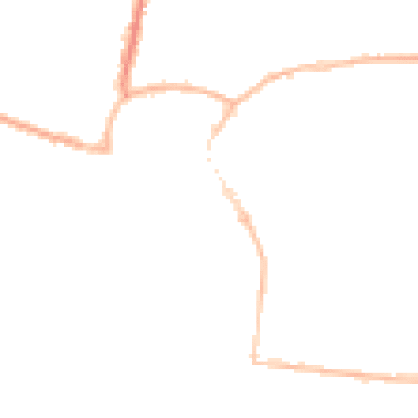 Night-time road noise heatmap for BN17 5AU
