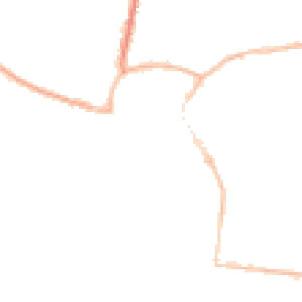 Night-time road noise heatmap for BN17 5AX