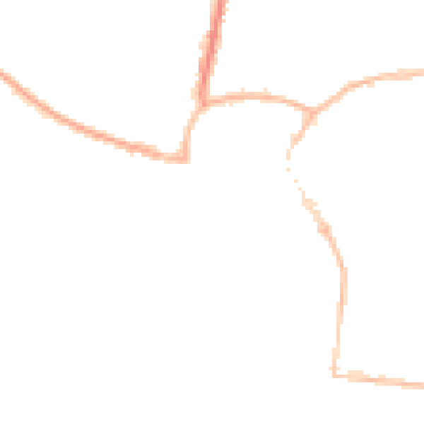 Night-time road noise heatmap for BN17 5BA
