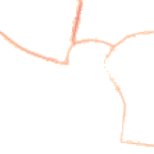 Night-time road noise heatmap for BN17 5BD
