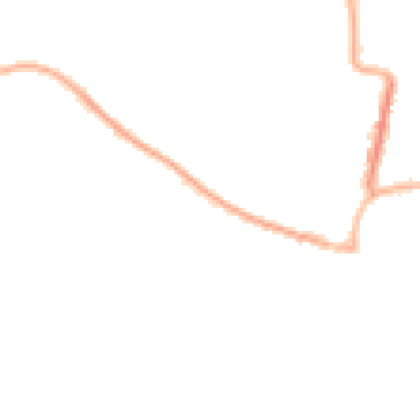 Night-time road noise heatmap for BN17 5DD