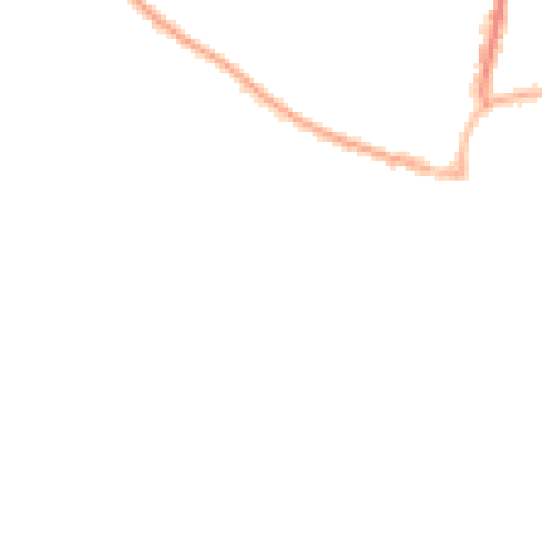 Night-time road noise heatmap for BN17 5DQ