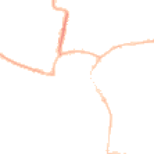 Night-time road noise heatmap for BN17 5EA