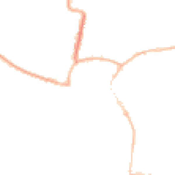 Night-time road noise heatmap for BN17 5ED