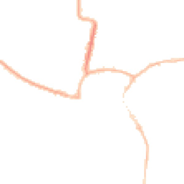 Night-time road noise heatmap for BN17 5EG
