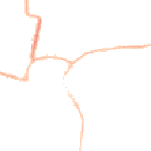 Night-time road noise heatmap for BN17 5EL