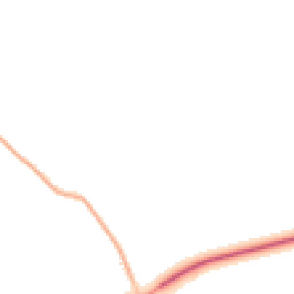 Night-time road noise heatmap for BN17 5FG