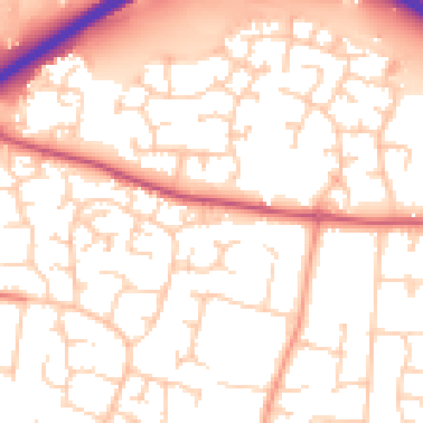 Daytime road noise heatmap for BN17 6SH
