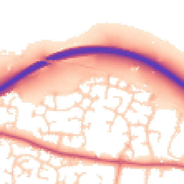 Daytime road noise heatmap for BN17 6UX
