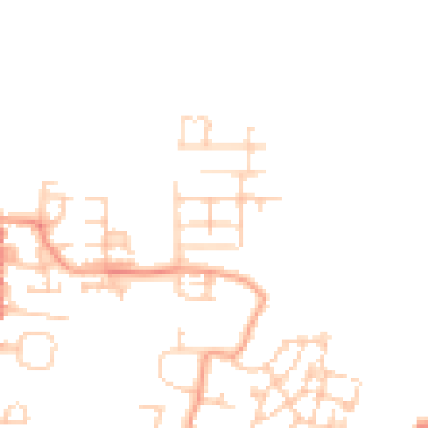 Daytime road noise heatmap for BN17 7GH