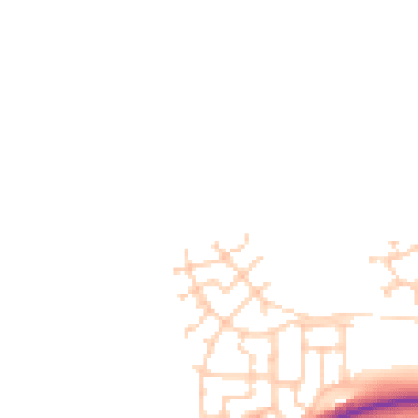 Daytime road noise heatmap for BN17 7PE