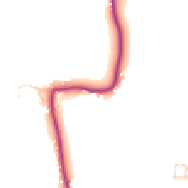 Daytime road noise heatmap for BN17 7QF