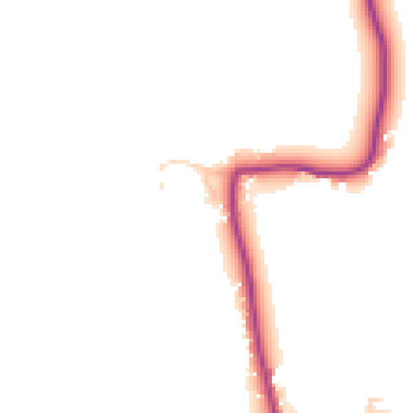 Daytime road noise heatmap for BN17 7QH
