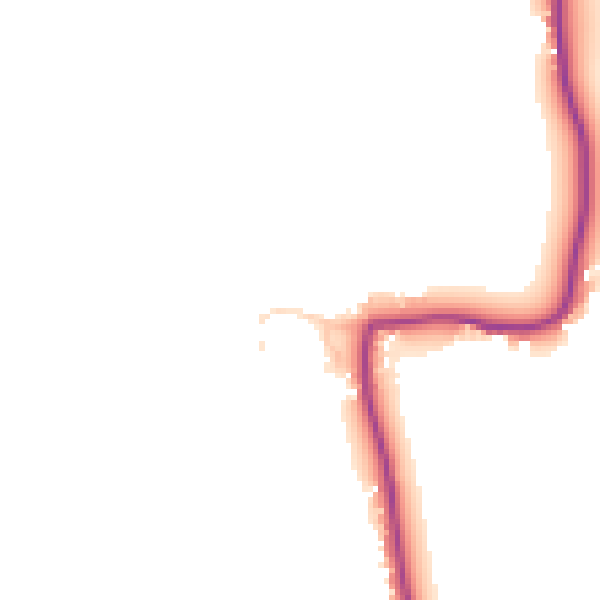 Daytime road noise heatmap for BN17 7QJ