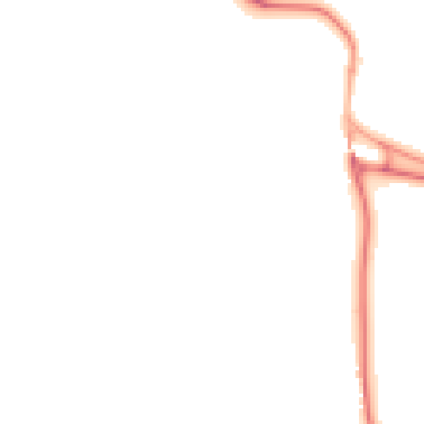Night-time road noise heatmap for BN17 7QW