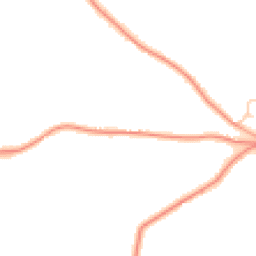 Daytime road noise heatmap for BN18 0BA
