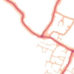 Daytime road noise heatmap for BN18 0EA