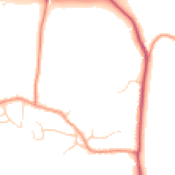 Daytime road noise heatmap for BN18 0GS