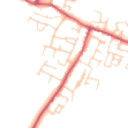Daytime road noise heatmap for BN18 0HH