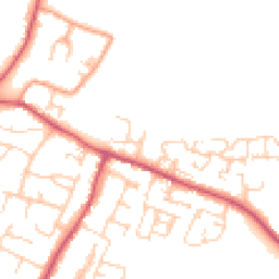 Daytime road noise heatmap for BN18 0HL