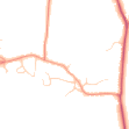 Daytime road noise heatmap for BN18 0PH