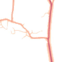 Daytime road noise heatmap for BN18 0PL
