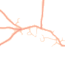 Daytime road noise heatmap for BN18 0PU
