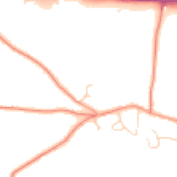 Daytime road noise heatmap for BN18 0QG