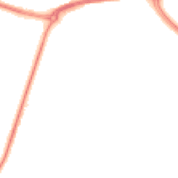 Night-time road noise heatmap for BN18 0YT