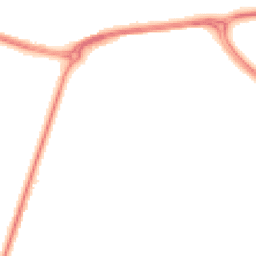 Night-time road noise heatmap for BN18 0YW