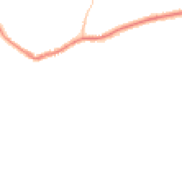 Night-time road noise heatmap for BN25 1AF