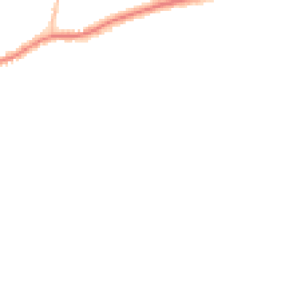 Night-time road noise heatmap for BN25 1AR
