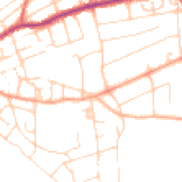 Daytime road noise heatmap for BN25 1AT