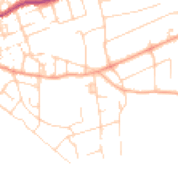 Daytime road noise heatmap for BN25 1AX
