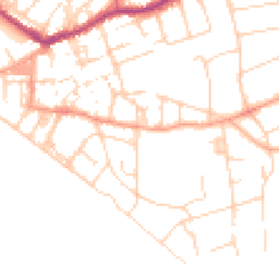 Daytime road noise heatmap for BN25 1BX