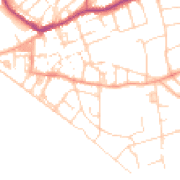 Daytime road noise heatmap for BN25 1DA
