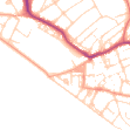 Daytime road noise heatmap for BN25 1DS